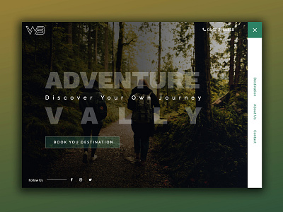 Adventure Vally | WannaBusiness animation app art branding character css design forest green html icon illustration ios logo typography ui ux vector web website