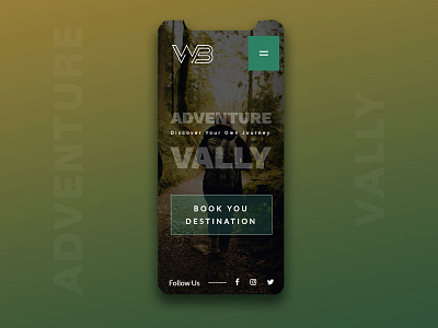 Adventure Vally | Mobile Version animation app brand branding character css design html illustration ios lettering logo mobile responsive design typography ui ux vector web website