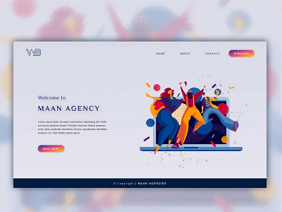 Maan Agency | WannaBusiness app art brand branding character css design html icon identity illustration illustrator ios logo ui ux vector web website