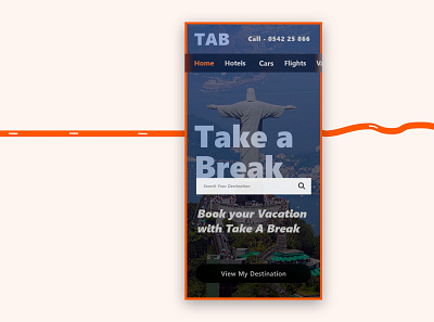 Take A Break Mobile App app application branding design icon logo mobile app road travel travelling travelling app trip ui ux web