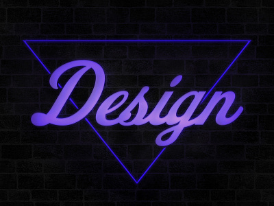Neon Sign - Design adobe photoshop adobe photoshop cc blending modes design glow neon neon light