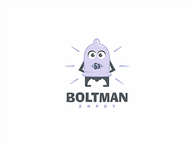 Boltman design illustration logo vector