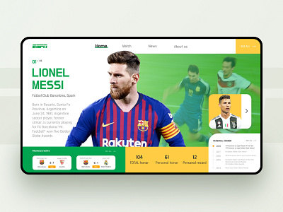 Dashboard - Soccer Stats by Luthpy Dwiyana on Dribbble