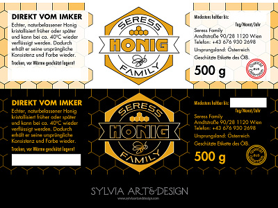 Seress Honig label design brand branding honey label logo
