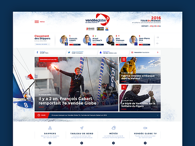 Vendée Globe 2016 redesign