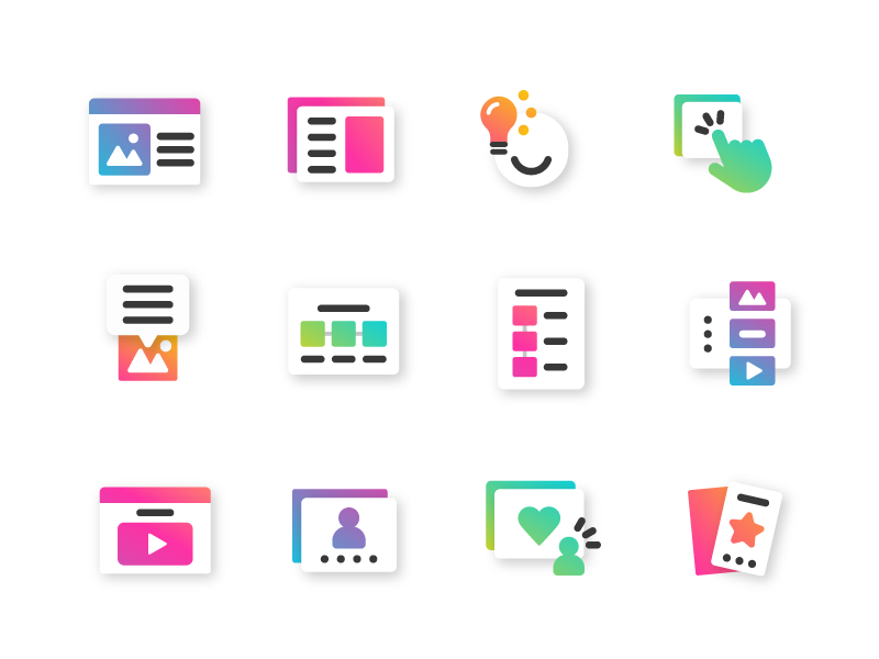 New Genially categories - icon design by Genially on Dribbble