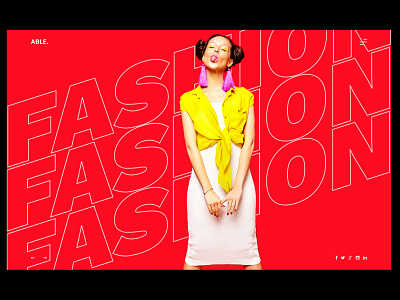 FASHION branding design typography ui uidesign uiux ux ux challenge ux design web