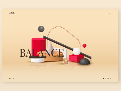BALANCE branding design typography ui uidesign uiux ux ux challenge ux design web