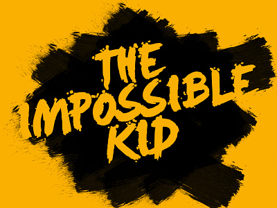 The Impossible Kid art branding design dribbble flat follow follow me graphic graphic design hello illustration illustrator invite logo photoshop shots typography ui ux vector