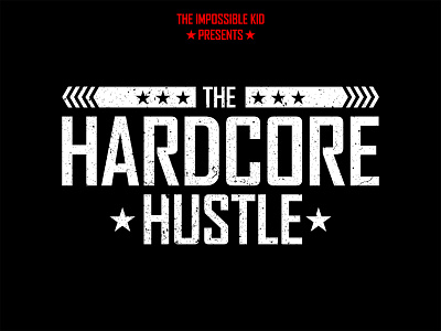 Hardcore Hustle animation art branding design flat follow me graphic graphic design hello illustration illustrator invite movie photoshop shots title type typography vector web