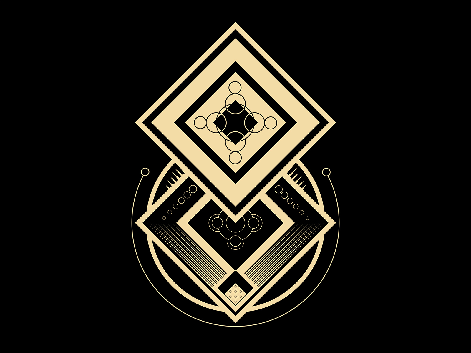 geometric art by Sanele Phewa on Dribbble