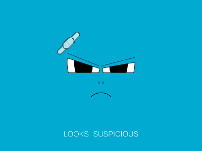 Looks suspicious art design graphic graphic design illustration illustrator invite vector