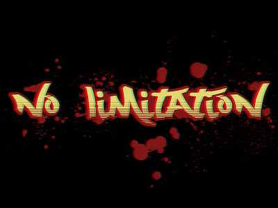 No Limitation art design flat graphic graphic design illustration illustrator photoshop shots typography vector