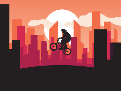Bike Ride art design flat graphic design illustration illustrator photoshop