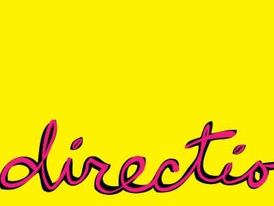 Direction hot pink illustrator photoshop yellow