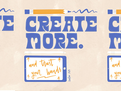 Create more graphic design illustration procreate