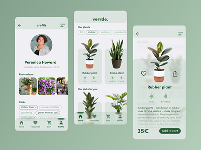 verrde. | app concept