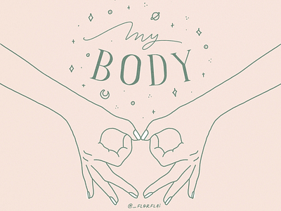 My body feminism feminist feminista illustration ilustración lettering powerful women women