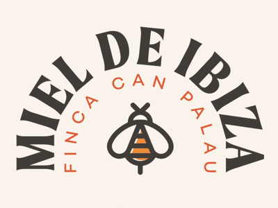 Logotipo miel de Ibiza honey ibiza logo logotipo miel