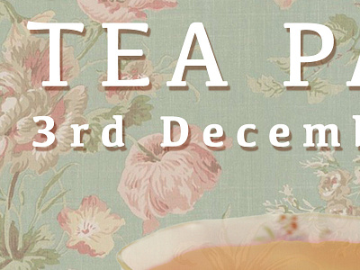 Vintage Tea Party Poster