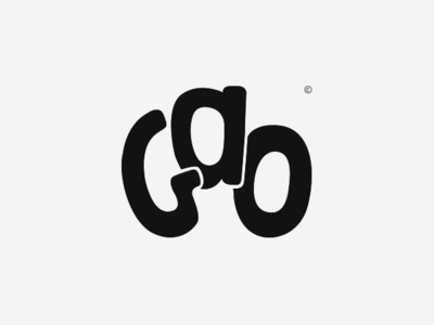 Logotype | Gao brand brand identity design lettering logo logotype mark symbol