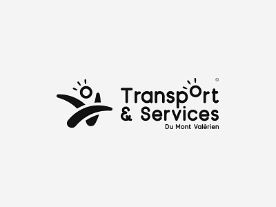 Logotype | Transport & Services du Mont Valérien brand brand identity design lettering logo logotype mark symbol