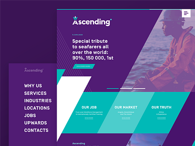 Ascending new website ui ux webdesign