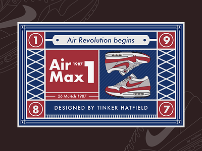Nike Air Max 1 • Love Your Style design illustraion nike air max retro revolution sneakers typo typography