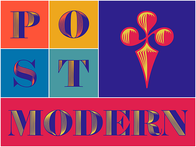 Postmodern dead art design postmodern typo typography vector