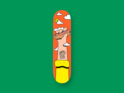 Skatedeck - Hotdog adobeillustrator bright color illustration illustrator skate skateboard skateboarding skatedeck vector