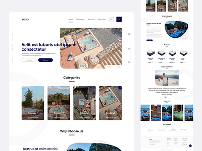 Spa design homepage landingapge landingpage minimaldesign ui ux