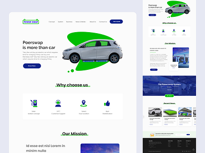 Powerswap design homepage landingapge minimaldesign ui ux