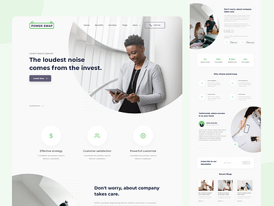 Powerswap Ver2.0 design homepage landingapge landingpage minimaldesign ui ux