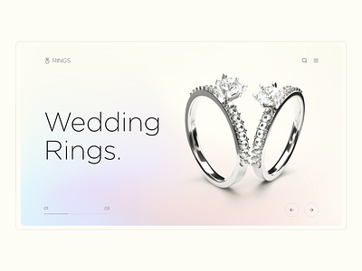 Rings - Hero header design