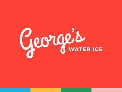 George's // Logo branding logo summer water ice