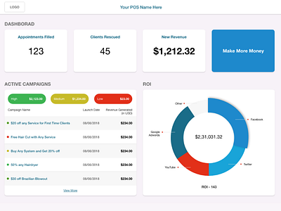 Admin Panel Concept Design