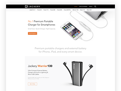 Jackery Power adobe xd concept dashboard design interaction design landing page design ui user center design user experience design user interface design ux