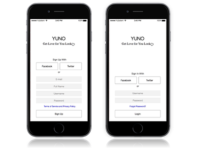 Yuno - Dating Mobile App