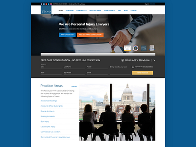 Legal Corporate Landing Page