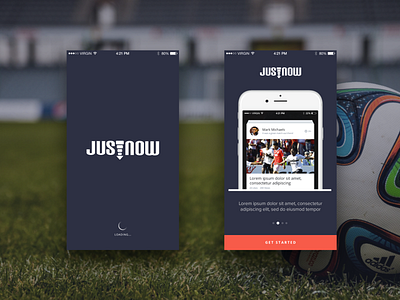 Football Soccer Mobile App - Splash design football ios mobile app soccer