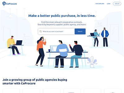 Coprocare Landing Page