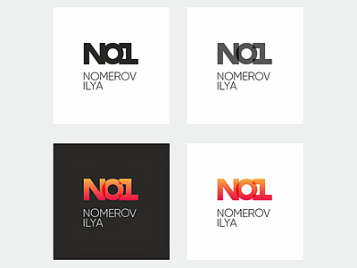 Logo. Nomerov Ilya design identity logo
