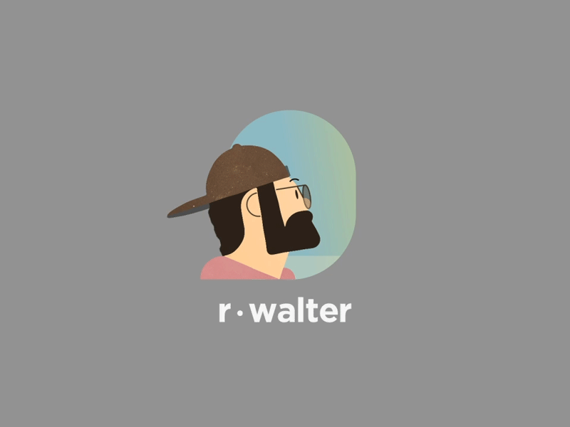 r • walter | Tenerife animation branding design de personagem gráficos em movimento illustration ilustração logo logotipo marca motion graphics