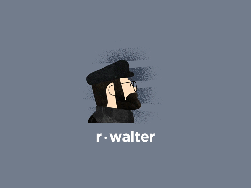 r • walter | Hamburg animation branding design de personagem gráficos em movimento illustration ilustração logo logotipo marca motion graphics