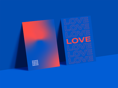 Modern Day Valentine's V2 branding design poster