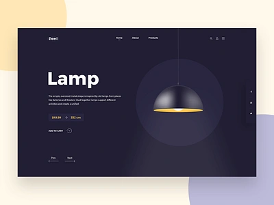 Product Landing Page Exploration branding design minimal typography ui ux web website