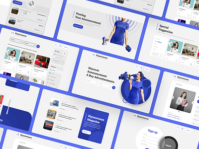 Hayatemoon - website b2c brandingvisual identity interface platform product product shot product visual service startup ui user ux web web design