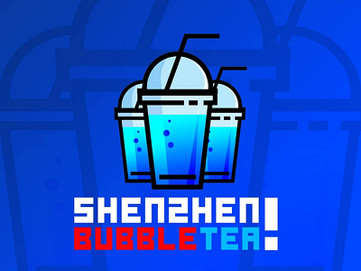 Shenzhen Bubble Tea Logo bubbletea graphicdesigner logo logocore logodesign logodesigner