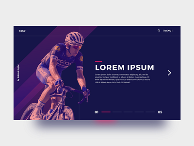 Bicycle Web Design Concept bicycle uiux web design weekly challenge