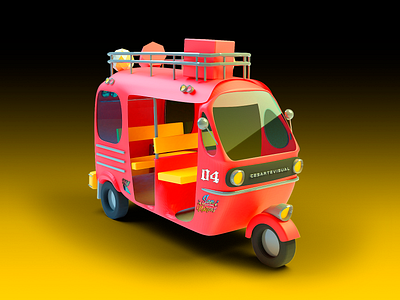 TucTuc | San Marcos 3d art 3d modeling blender3d blender3dart